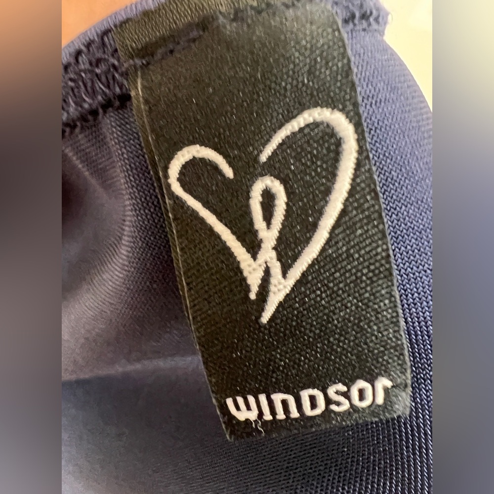 Windsor Midnight Blue Satin Mini Dress - Picture 7 of 10